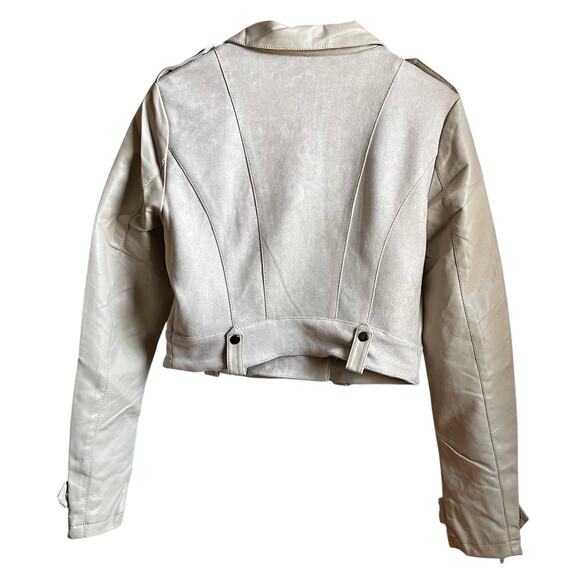 NWT! LA Coalition Women’s Sz Sm Faux Suede Long Sleeve Faux Pockets Zip Jacket - Picture 8 of 15